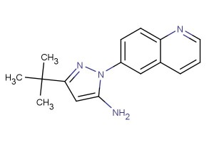 3-(tert-butyl)-1-(quinolin-6-yl)-1H-pyrazol-5-amine