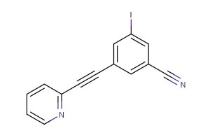 3-iodo-5-(pyridin-2-ylethynyl)benzonitrile