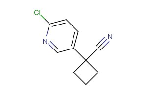 1-(6-chloropyridin-3-yl)cyclobutanecarbonitrile