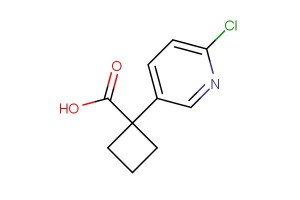 1-(6-chloropyridin-3-yl)cyclobutanecarboxylic acid
