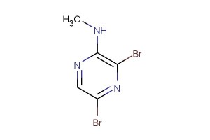 3,5-dibromo-N-methylpyrazin-2-amine