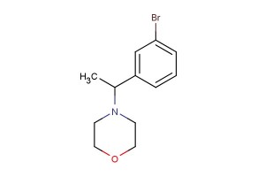 4-(1-(3-bromophenyl)ethyl)morpholine