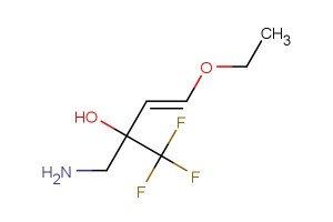 2-(aminomethyl)-4-ethoxy-1,1,1-trifluorobut-3-en-2-ol