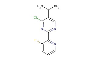 4-chloro-2-(3-fluoropyridin-2-yl)-5-isopropylpyrimidine