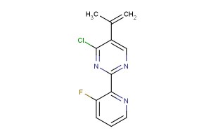 4-chloro-2-(5-chloro-2-fluorophenyl)-5-(prop-1-en-2-yl)pyridine
