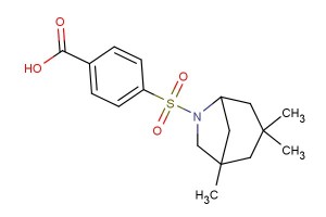 4-((1,3,3-trimethyl-6-azabicyclo[3.2.1]octan-6-yl)sulfonyl)benzoic acid