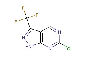 6-chloro-3-(trifluoromethyl)-1H-pyrazolo[3,4-d]pyrimidine