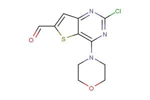 2-chloro-4-morpholinothieno[3,2-d]pyrimidine-6-carbaldehyde