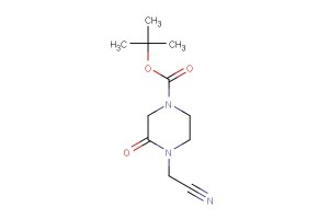 tert-butyl 4-(cyanomethyl)-3-oxopiperazine-1-carboxylate