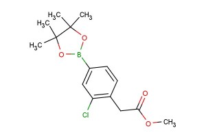 methyl 2-(2-chloro-4-(4,4,5,5-tetramethyl-1,3,2-dioxaborolan-2-yl)phenyl)acetate