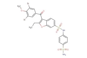 3-(3,5-dibromo-4-methoxybenzoyl)-2-ethyl-N-(4-sulfamoylphenyl)benzofuran-6-sulfonamide