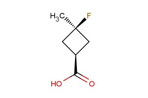 trans-3-Fluoro-3-methylcyclobutanecarboxylic acid