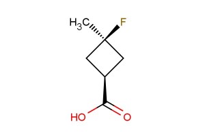 trans-3-Fluoro-3-methylcyclobutanecarboxylic acid