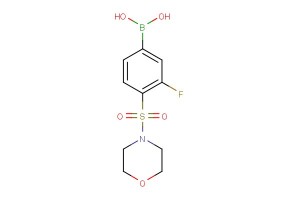 (3-fluoro-4-(morpholinosulfonyl)phenyl)boronic acid