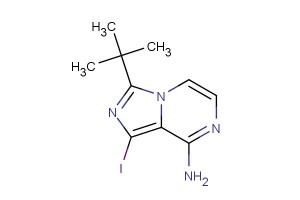 3-(tert-butyl)-1-iodoimidazo[1,5-a]pyrazin-8-amine
