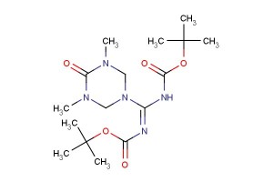 tert-butyl (Z)-(((tert-butoxycarbonyl)imino)(3,5-dimethyl-4-oxo-1,3,5-triazinan-1-yl)methyl)carbamate