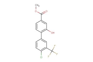 methyl 4'-chloro-2-hydroxy-3'-(trifluoromethyl)-[1,1'-biphenyl]-4-carboxylate