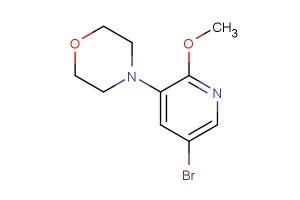 4-(5-bromo-2-methoxypyridin-3-yl)morpholine