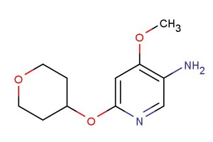 4-methoxy-6-((tetrahydro-2H-pyran-4-yl)oxy)pyridin-3-amine