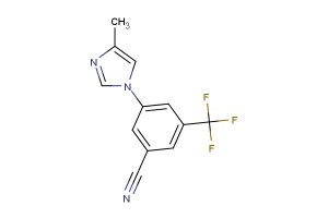 3-(4-methyl-1H-imidazol-1-yl)-5-(trifluoromethyl)benzonitrile