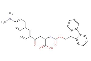 (S)-2-((((9H-fluoren-9-yl)methoxy)carbonyl)amino)-4-(6-(dimethylamino)naphthalen-2-yl)-4-oxobutanoic acid