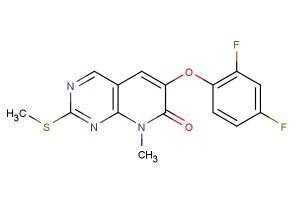 6-(2,4-difluorophenoxy)-8-methyl-2-(methylthio)pyrido[2,3-d]pyrimidin-7(8H)-one