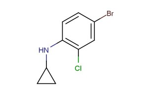 4-bromo-2-chloro-N-cyclopropylaniline