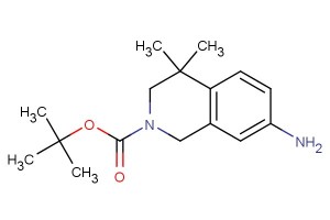 tert-butyl 7-amino-4,4-dimethyl-3,4-dihydro-1H-isoquinoline-2-carboxylate