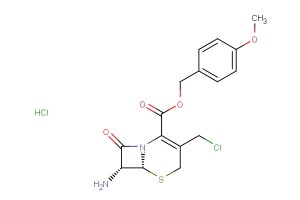 (6R,7R)-4-methoxybenzyl 7-amino-3-(chloromethyl)-8-oxo-5-thia-1-azabicyclo[4.2.0]oct-2-ene-2-carboxylate hydrochloride