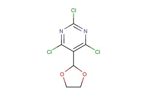 2,4,6-trichloro-5-(1,3-dioxolan-2-yl)pyrimidine