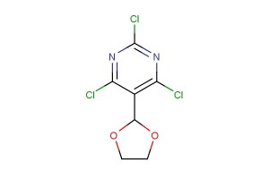 2,4,6-trichloro-5-(1,3-dioxolan-2-yl)pyrimidine