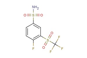 4-fluoro-3-(trifluoromethylsulfonyl) benzenesulfonamide