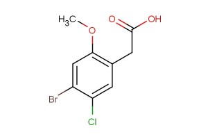 4-bromo-5-chloro-2-methoxyphenylacetic acid