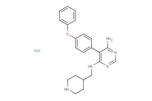 5-(4-phenoxyphenyl)-N4-(piperidin-4-ylmethyl)pyrimidine-4,6-diamine hydrochloride