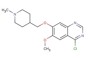 4-chloro-6-methoxy-7-((1-methylpiperidin-4-yl)methoxy)quinazoline