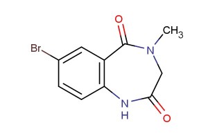 7-bromo-3,4-dihydro-4-methyl-1H-1,4-benzodiazepine-2,5-dione