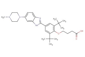 4-(2,6-di-tert-butyl-4-(6-(4-methylpiperazin-1-yl)-1H-benzo[d]imidazoL-2-yl)phenoxy)butanoic acid