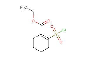 ethyl 2-(chlorosulfonyl)cyclohex-1-enecarboxylate