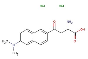 2-amino-4-(6-(dimethylamino)naphthalen-2-yl)-4-oxobutanoic acid dihydrochloride