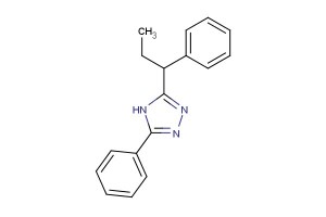 3-phenyl-5-(1-phenylpropyl)-4H-1,2,4-triazole