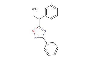 3-phenyl-5-(1-phenylpropyl)-1,2,4-oxadiazole