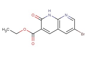 ethyl 6-bromo-2-oxo-1,2-dihydro-1,8-naphthyridine-3-carboxylate