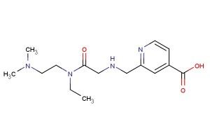 2-(((2-((2-(dimethylamino)ethyl)(ethyl)amino)-2-oxoethyl)amino)methyl)isonicotinic acid