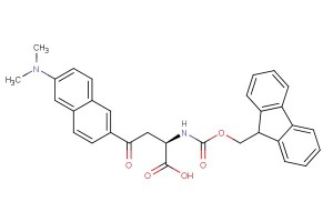 (R)-2-((((9H-fluoren-9-yl)methoxy)carbonyl)amino)-4-(6-(dimethylamino)naphthalen-2-yl)-4-oxobutanoic acid