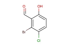 2-bromo-3-chloro-6-hydroxybenzaldehyde