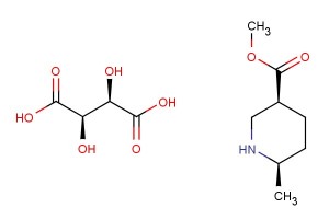 (3S,6R)-methyl 6-methylpiperidine-3-carboxylate 2,3-dihydroxybutanedioic acid