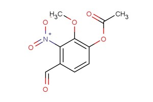 4-formyl-2-methoxy-3-nitrophenyl acetate