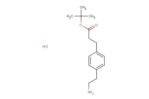 tert-butyl 3-(4-(2-aminoethyl)phenyl)propanoate hydrochloride