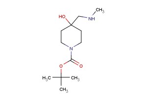 tert-butyl 4-hydroxy-4-[(methylamino)methyl]piperidine-1-carboxylate