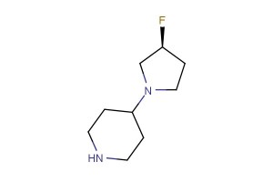 (S)-4-(3-fluoropyrrolidin-1-yl)piperidine